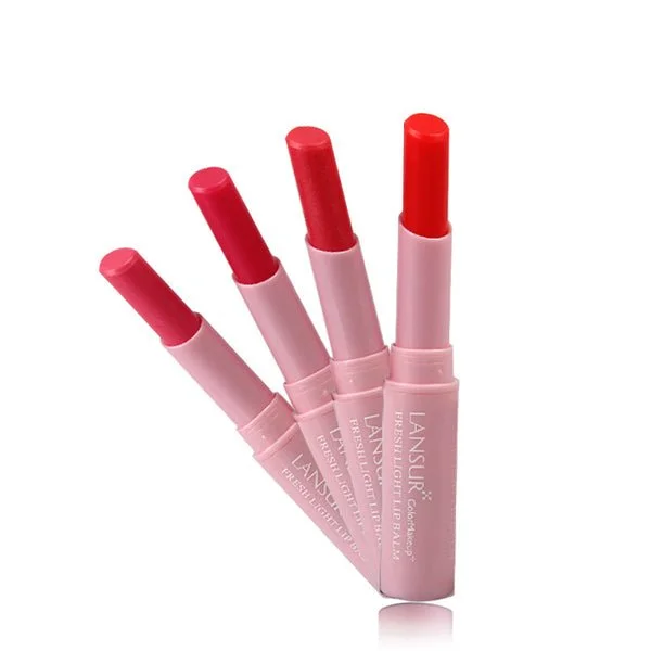 Cheap lipstick for makeup lovers-LANSUR Long Lasting Moisturizing Temperature Color Lip Balm