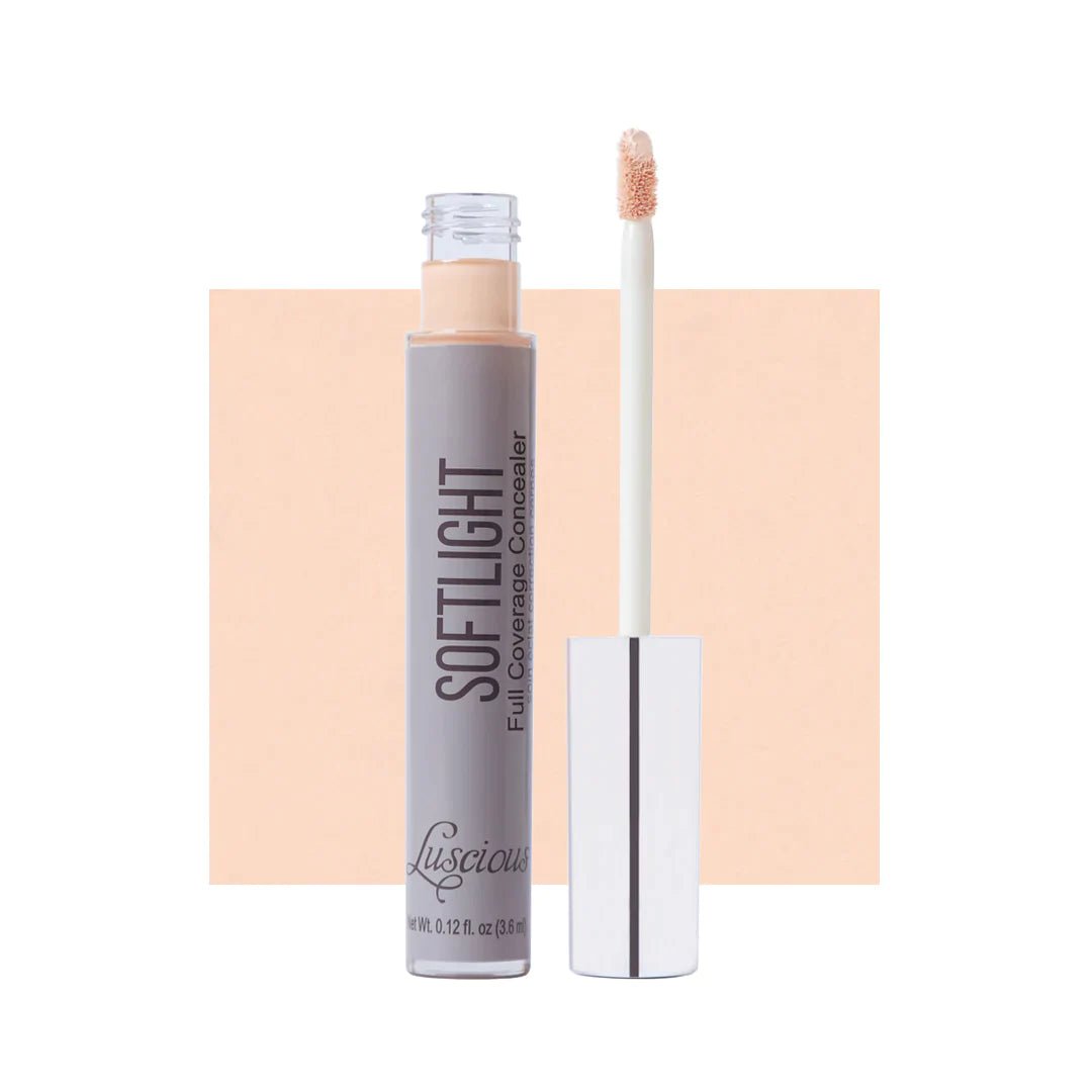 Concealer for hydrating concealing effect-Luscious Softlight Full Coverage Concealer 0