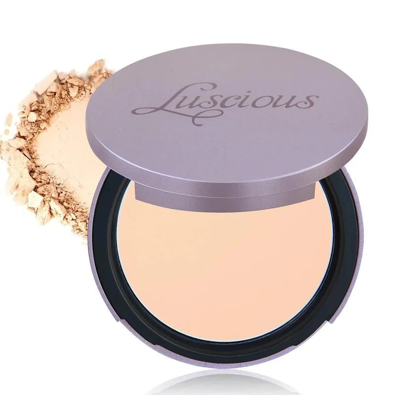 Pressed powder for delivery tracking-Luscious Softlight Oil Control Pressed Powder -1 Ivory