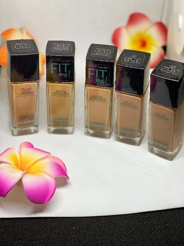 Liquid foundation with airy coverage-Maybelline Fit Me Foundation (Bottle)