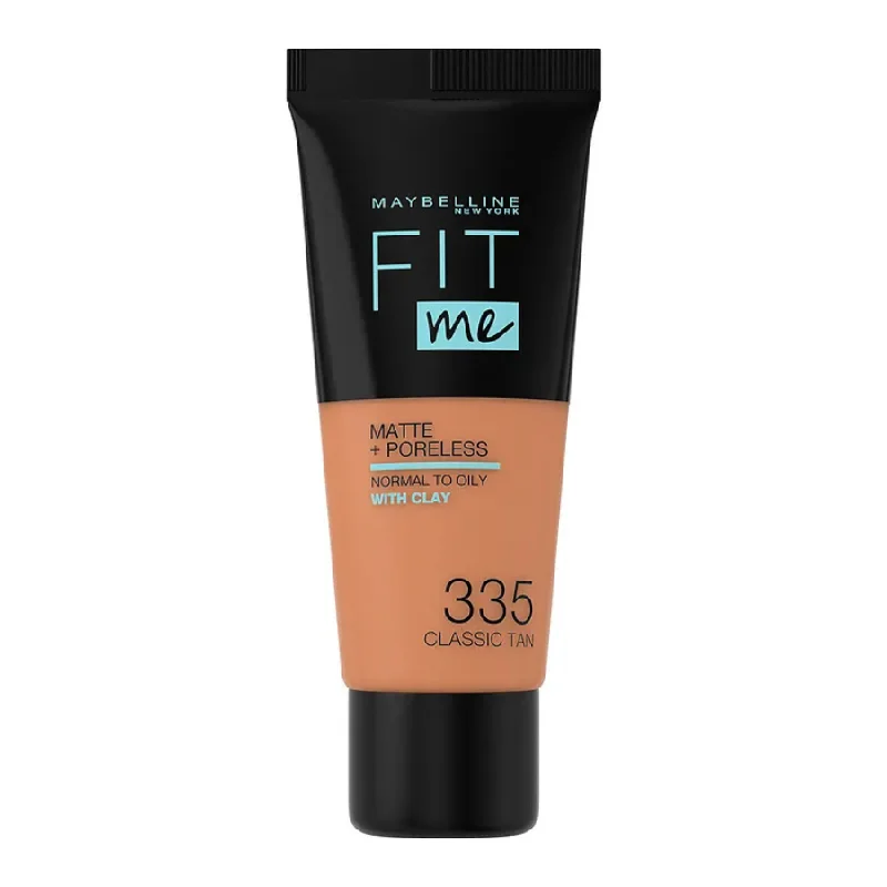 Liquid foundation for normal skin-Maybelline Fit Me Matte + Poreless Liquid Foundation 335 Classic Tan