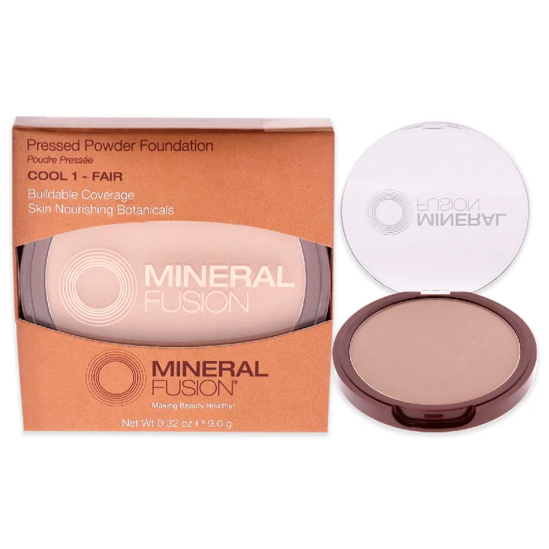 Pressed powder for skin repair-Mineral Fusion Pressed Powder Foundation - 01 Cool For Women 0.32 oz Foundation