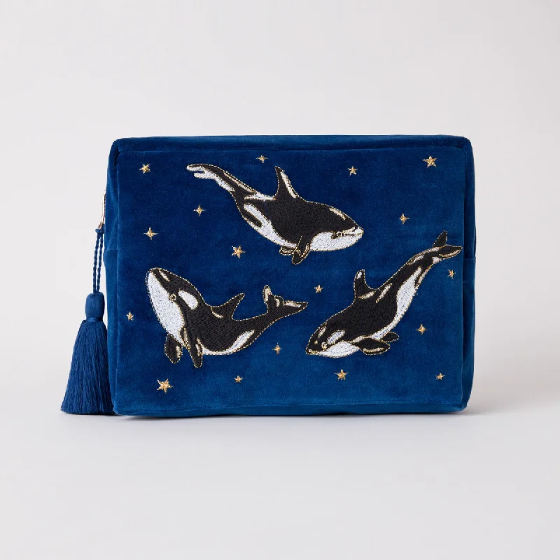 Cosmetic bag eco leather-Orca Wash Bag