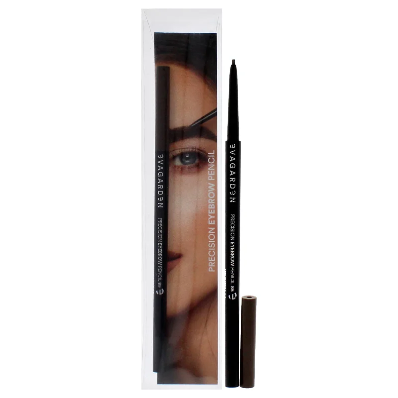 Eyebrow Pencil with glossy finish-Precision Eyebrow Pencil - 85 Dark by Evagarden for Women - 0.001 oz Eyebrow Pencil