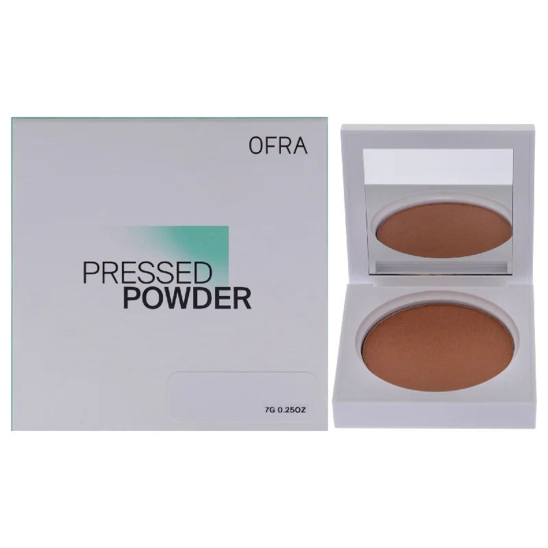 Pressed powder for guest makeup-Pressed Powder - Americano Bronzer by Ofra for Women - 0.25 oz Bronzer