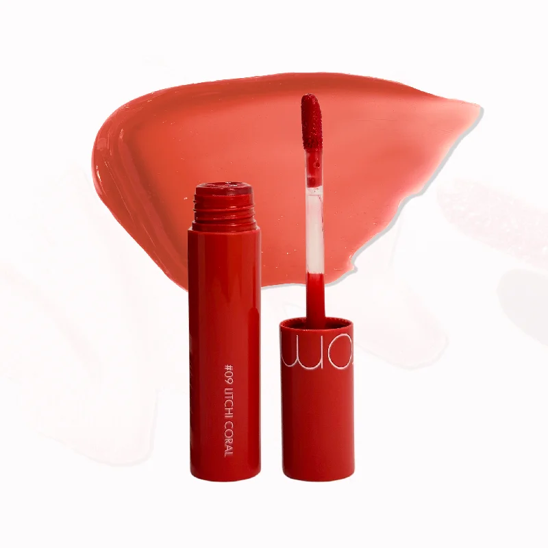 Essential lipstick for casual style-Juicy Lasting Tint (09 Litchi Coral)