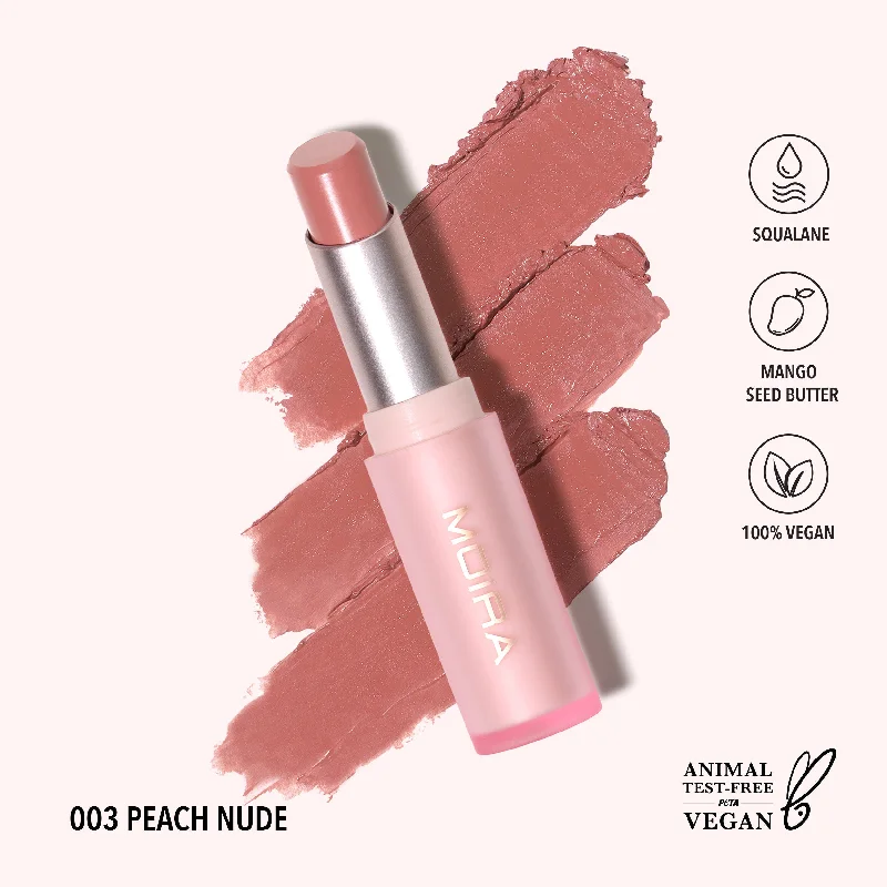 Top lipstick for evening makeup-Signature Lipstick (003, Peach Nude)