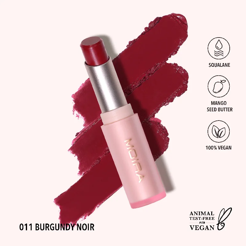 How to pick lipstick for pale skin-Signature Lipstick (011, Burgundy Noir)