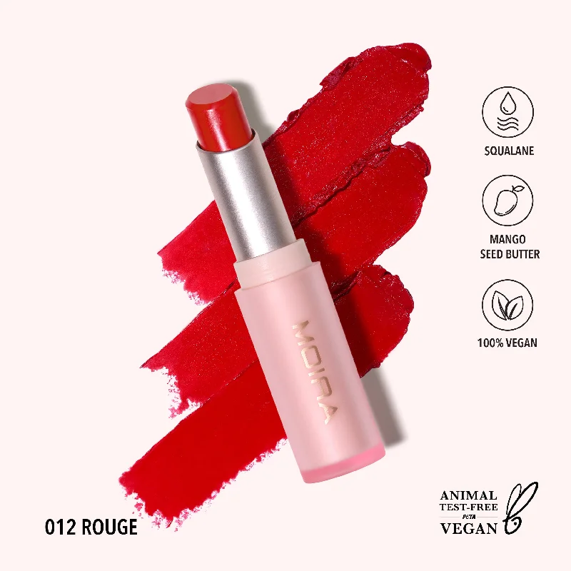 Top lipstick for soft colors-Signature Lipstick (012, Rouge)