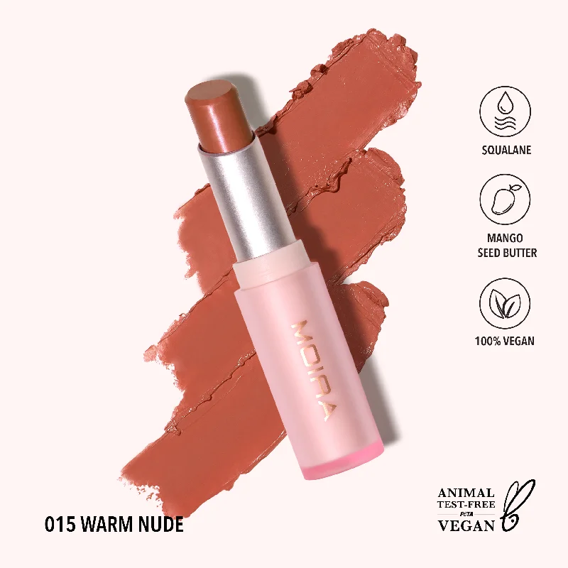 Lipstick with matte texture-Signature Lipstick (015, Warm Nude)