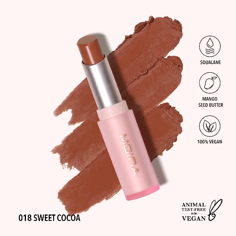 Top lipstick for natural glamour-Signature Lipstick (018, Sweet Cocoa)