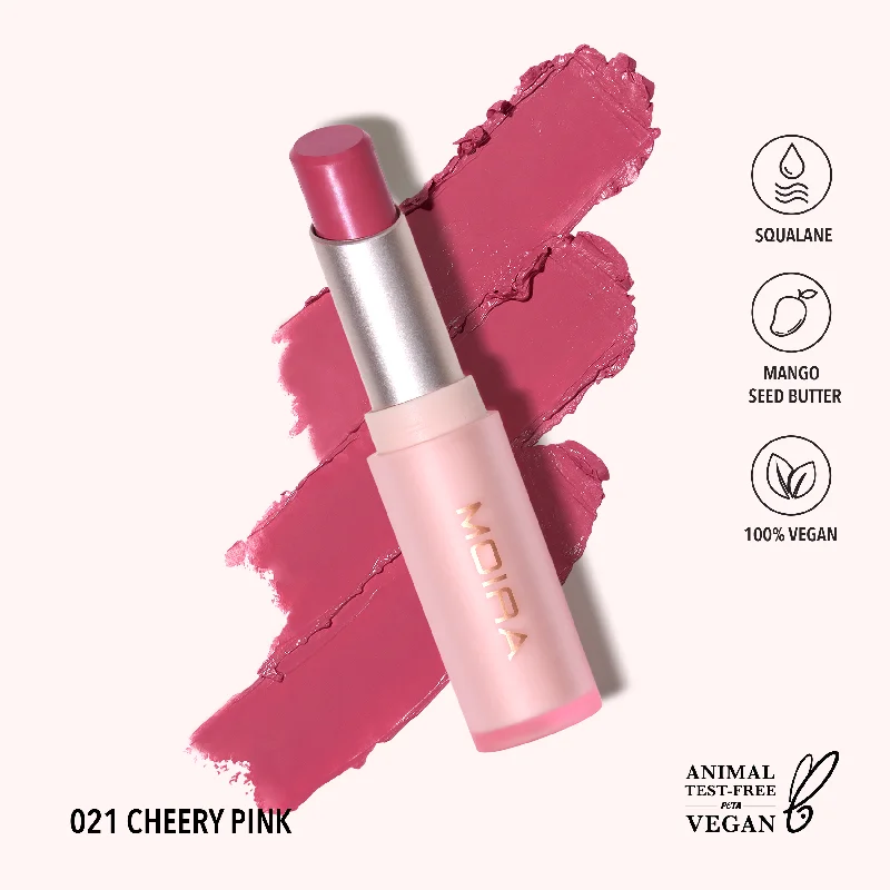 Best lipstick for berry shades-Signature Lipstick (021, Cheery Pink)