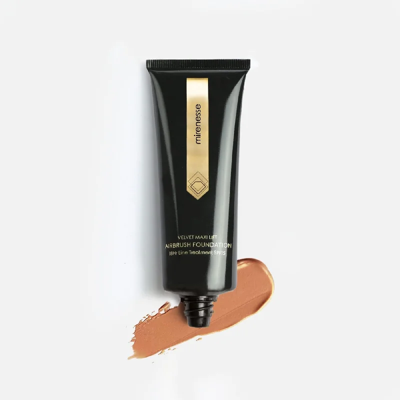 Liquid foundation with lightweight texture-Skin Clone Velvet Maxi Lift Airbrush Foundation - 27. Cinnamon