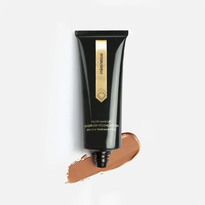 Liquid foundation with creamy finish-Skin Clone Velvet Maxi Lift Airbrush Foundation - 28. Cocoa