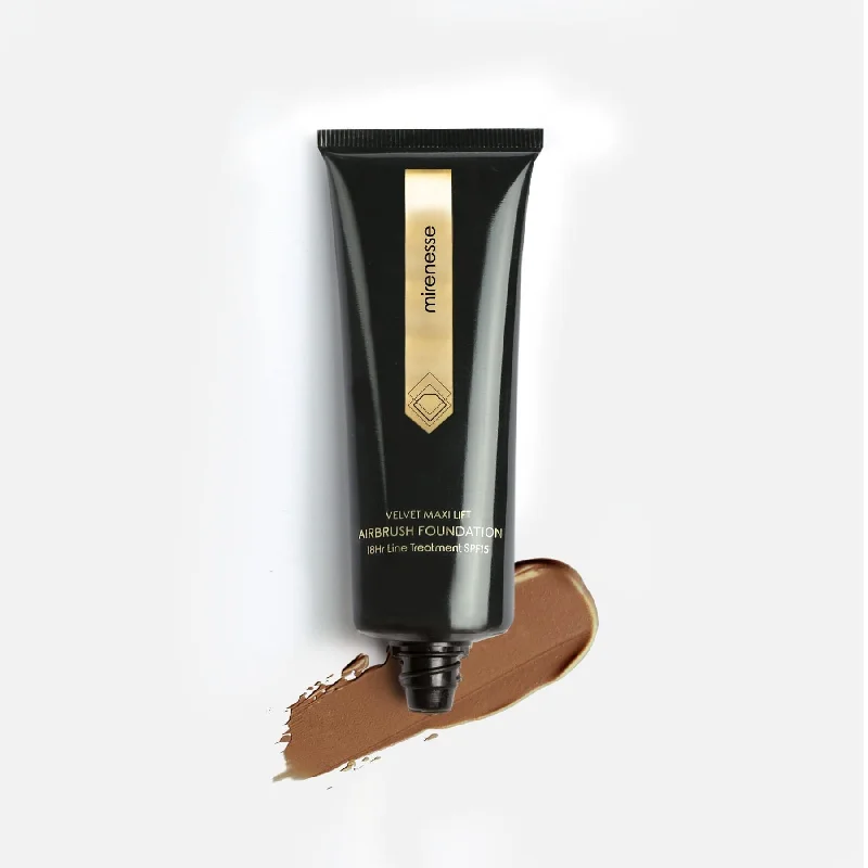 Liquid foundation with mineral formula-Skin Clone Velvet Maxi Lift Airbrush Foundation - 30. Espresso