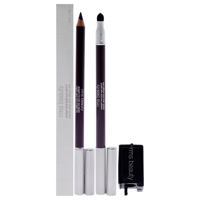 Eyebrow Pencil with cushioned tips-Straight Line Kohl Eye Pencil - Plum Definition by RMS Beauty for Women - 0.038 oz Eye Pencil