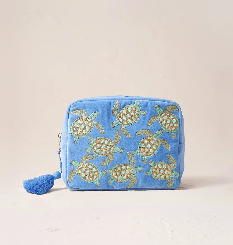 Cosmetic bag cute pouches-Turtle Conservation Wash Bag