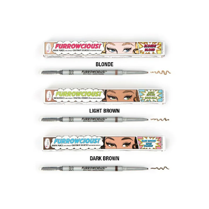 Eyebrow Pencil with vented tips-The Balm Furrowcious! Brow Pencil