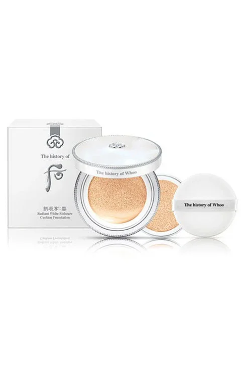 Liquid foundation for hot texture-[The History Of Whoo] Gongjinhyang Seol Radiant White Moisture Cushion Foundation -2Color (13g/0.45fl.oz + Refill)