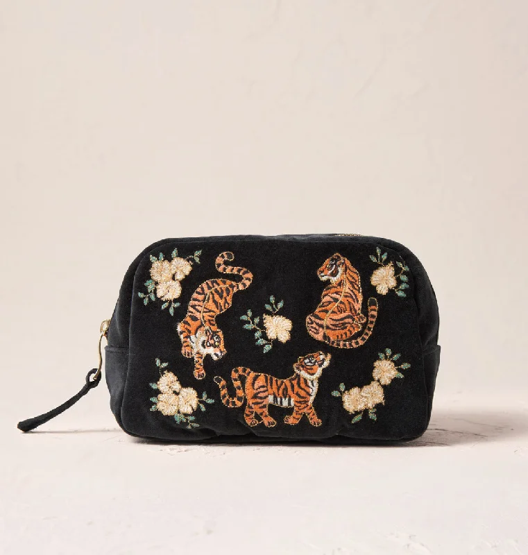 Cosmetic bag trendy pouches-Tiger Makeup Bag