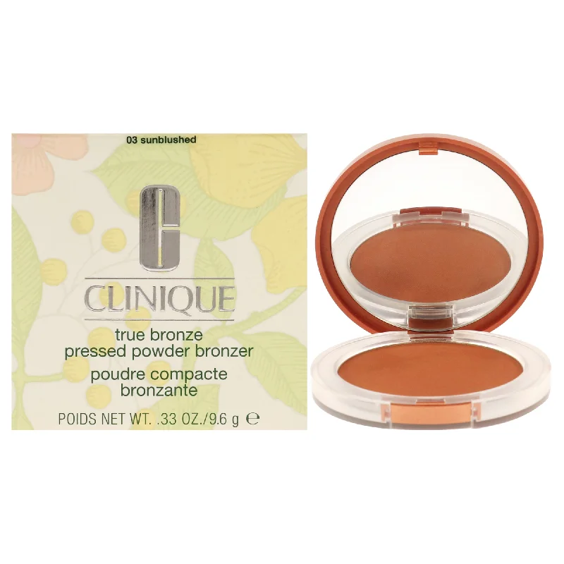 Pressed powder for irritation free-True Bronze Pressed Powder Bronzer - 03 Sunblushed by Clinique for Women - 0.33 oz Powder