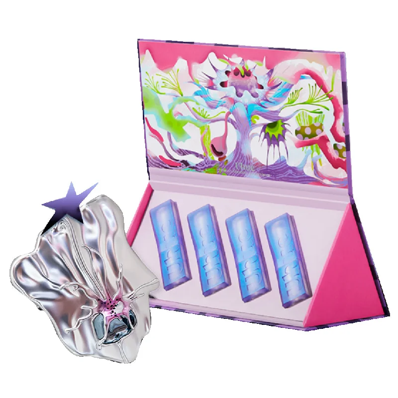 Essential lipstick for special occasions-UHUE Flower Wildness Series Mirror Lipstick Limited Edition Gift Box