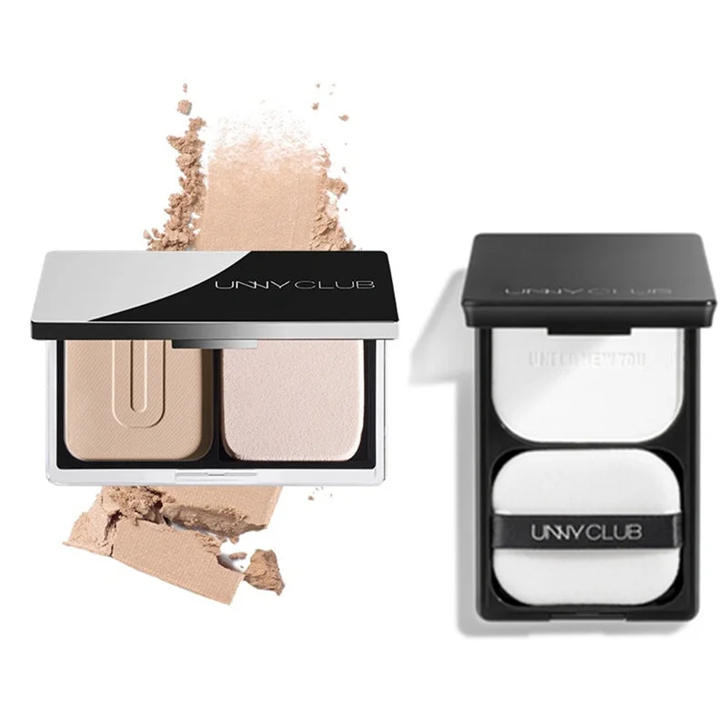 Pressed powder for oily skin-UNNY CLUB Oil-control & Concealer Matte Pressed Powder T2456