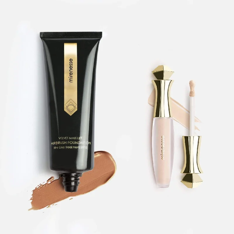 Concealer for redness correction concealing effect-Velvet Maxilift Airbrush Foundation + Concealer