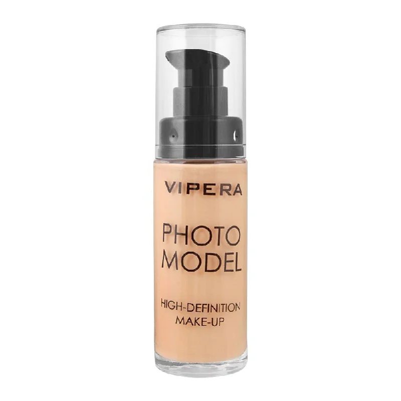 Liquid foundation with silky texture-Vipera Photo Model High Definition Make-Up Foundation 17Q - Bright Natasha