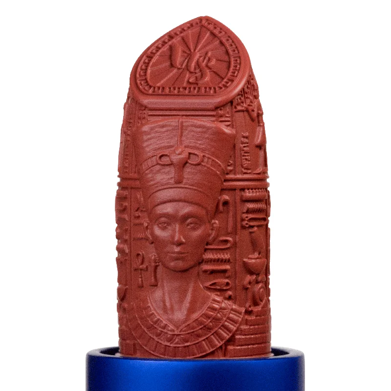 Lightweight lipstick with gloss-Whats Up Beauty - Egyptian Queen Lipstick - Shade Ankh